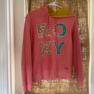 Pink super soft Roxy sweatshirt